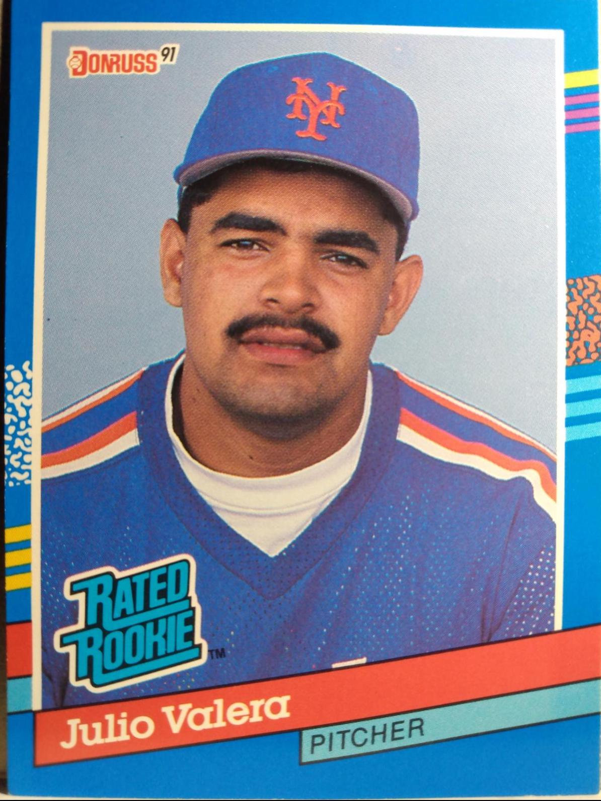 Julio Valera #39 Baseball Cards 1991 Donruss