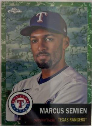 Marcus Semien [Toile White Green] #380