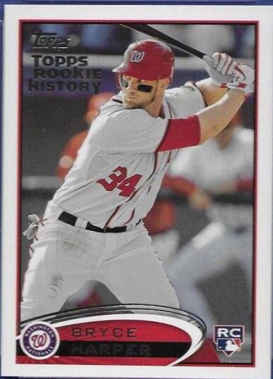 Bryce Harper #661 Baseball Cards 2018 Topps Archives Rookie History