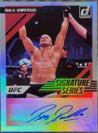 Bas Rutten #SS-BRT Ufc Cards 2022 Panini Donruss UFC Signature Series