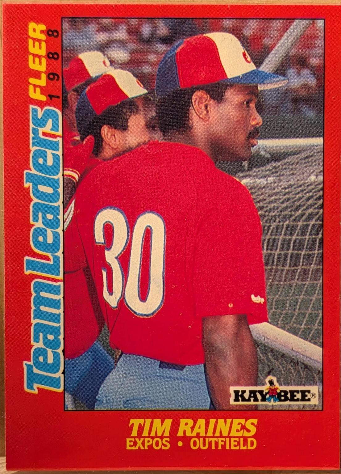 Tim Rakes Phoenix Az Tim Raines #27 Prices | 1988 Fleer Kaybee Team Leaders | Baseball Cards