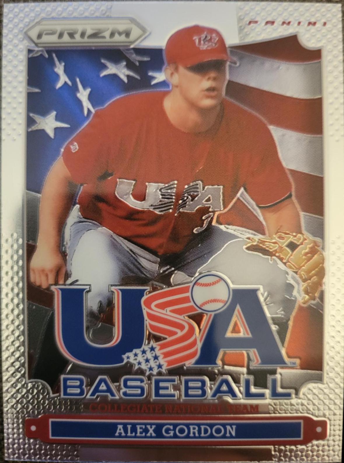 Alex Gordon #USA7 Baseball Cards 2013 Panini Prizm USA Baseball