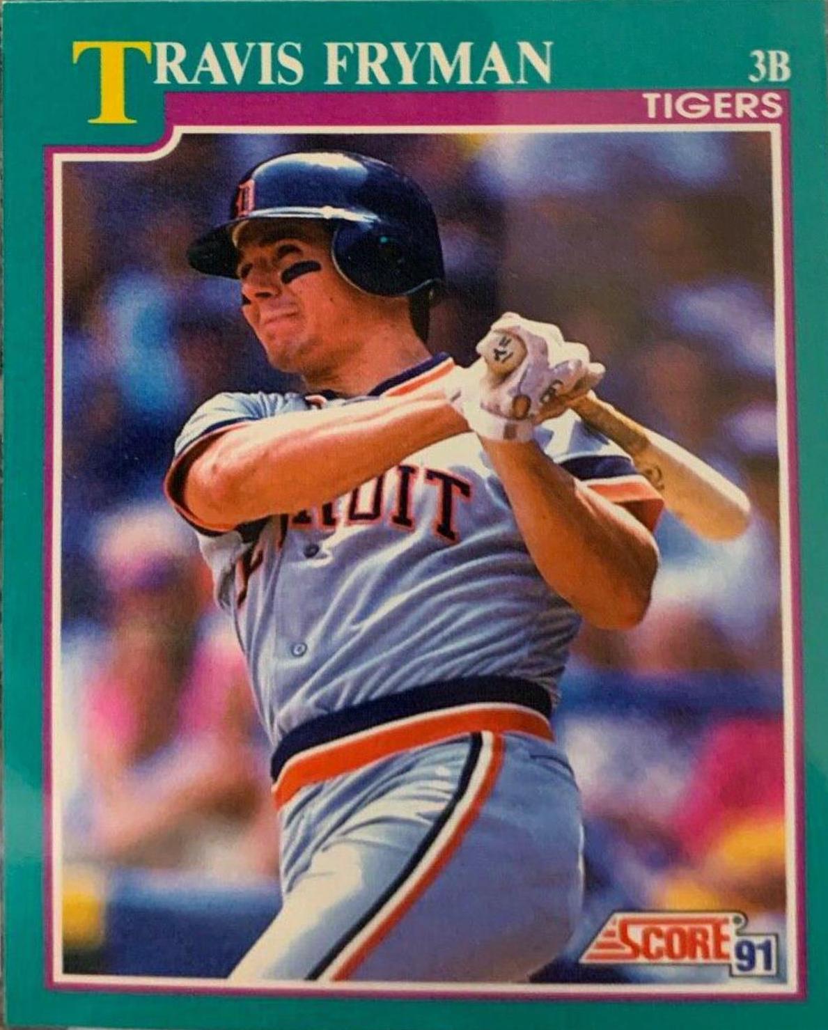 Travis Fryman #570 Baseball Cards 1991 Score