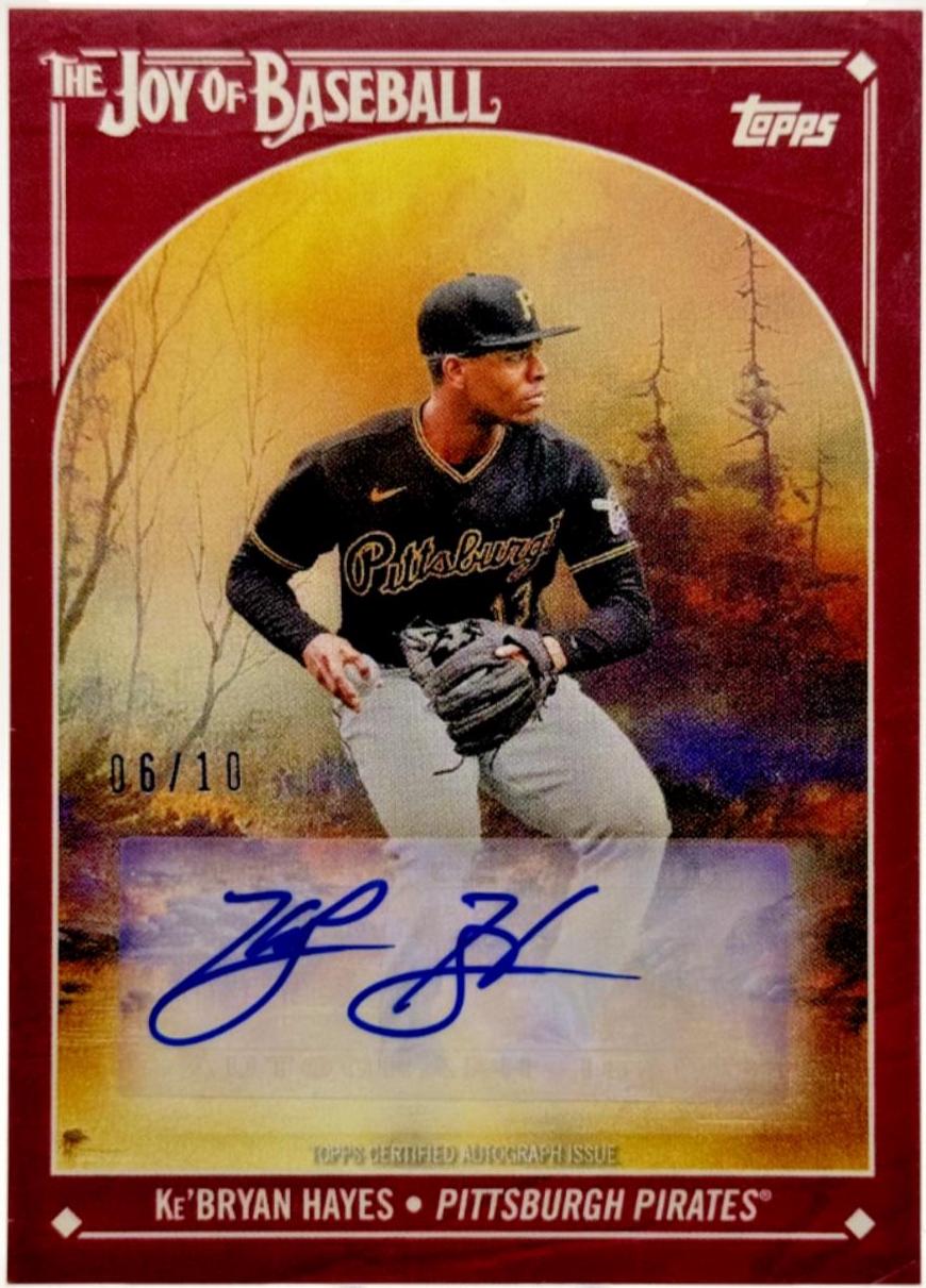 Ke'Bryan Hayes [Autograph Alizarin Crimson] #53