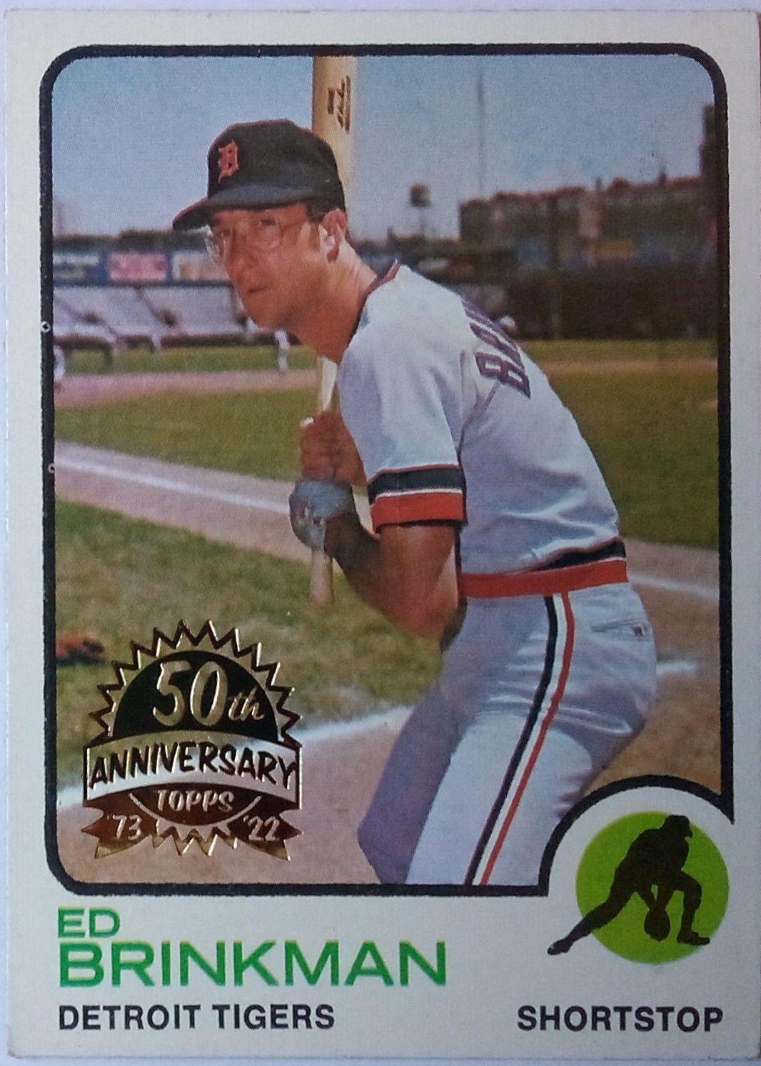Ed Brinkman #5 Baseball Cards 2022 Topps Heritage 50th Anniversary Buyback