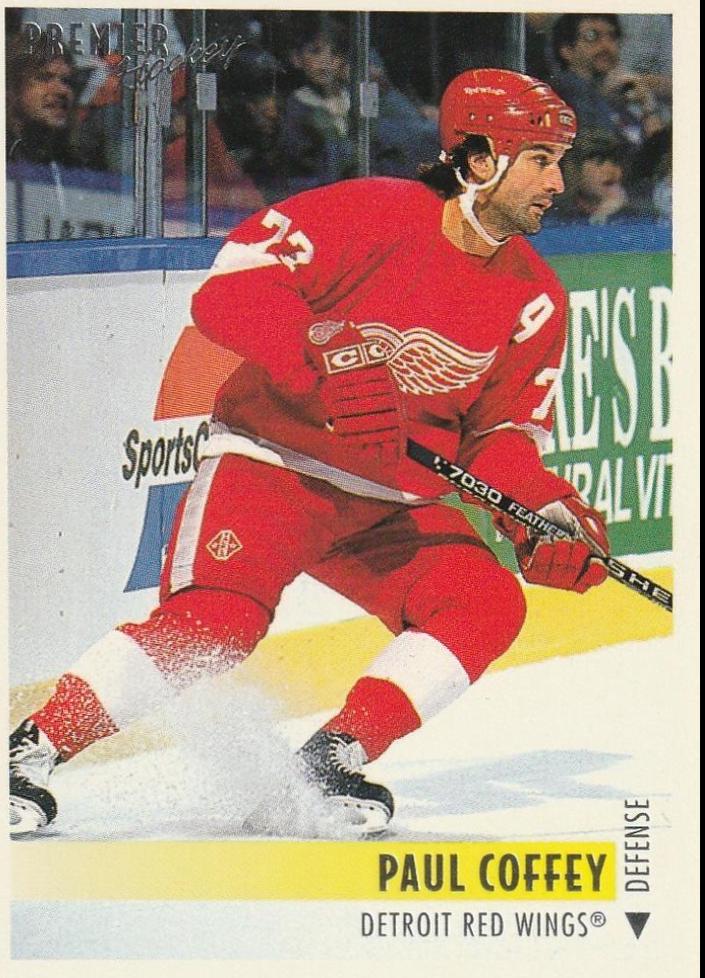 Paul Coffey #15 1994-95 Topps Premier Hockey