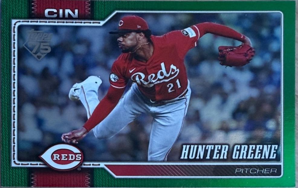 2026 Hunter Greene [Green Diamante Foil] #382