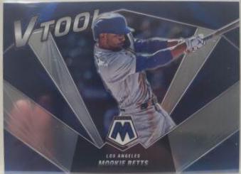 Mookie Betts #VT-2 Baseball Cards 2022 Panini Mosaic V Tool