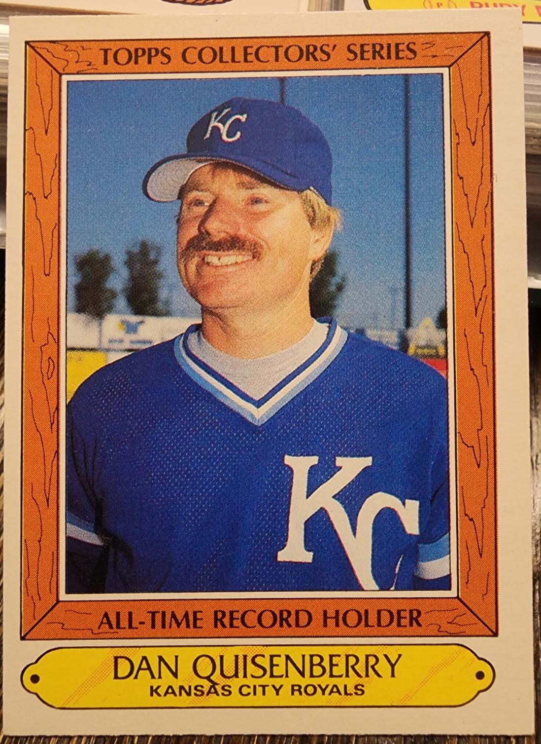 Dan Quisenberry #28 1985 Topps Traded Tiffany Baseball