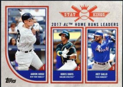 Aaron Judge, Khris Davis, Joey Gallo #302 Baseball Cards 2018 Topps Big League