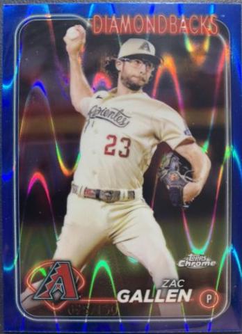 Zac Gallen [Blue Refractor] #147
