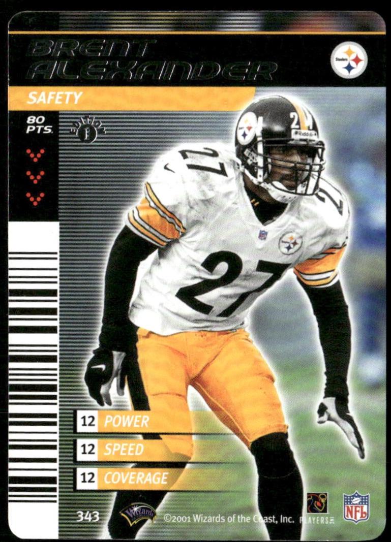 Brent Alexander #343 2001 NFL Showdown