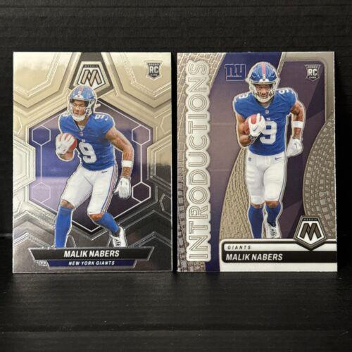 Malik Nabers #4 Football Cards 2024 Panini Mosaic Introductions