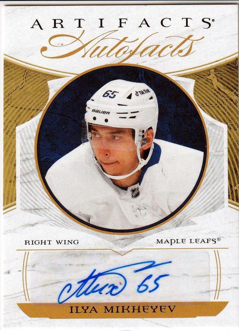 Ilya Mikheyev #AF-IM Hockey Cards 2022 Upper Deck Artifacts Auto Facts