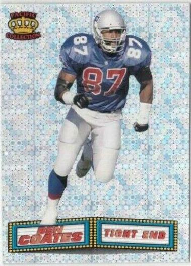 Ben Coates #7 Football Cards 1994 Pacific Marquee Prisms