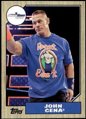 John Cena #53 Wrestling Cards 2017 Topps WWE Heritage