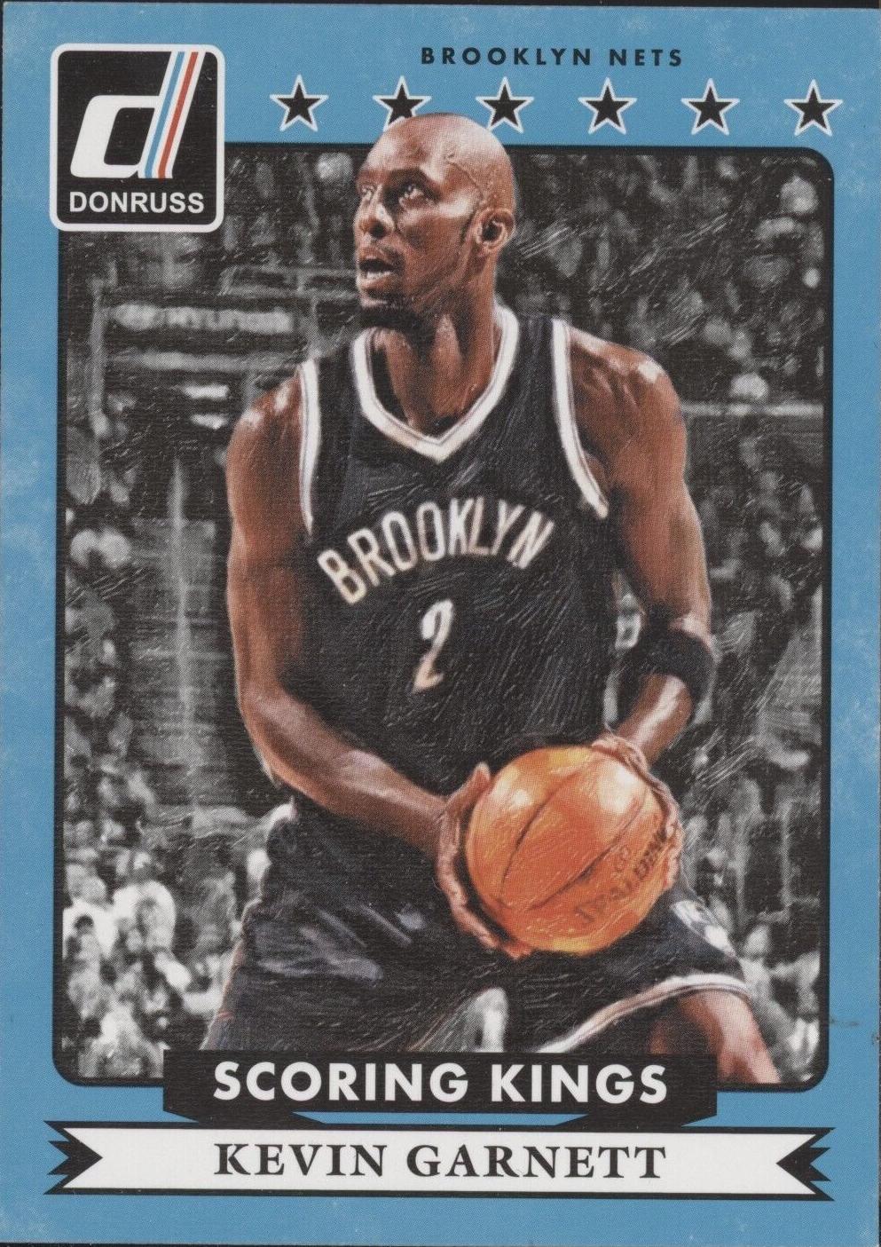 Kevin Garnett #5 Basketball Cards 2014 Panini Donruss Scoring Kings