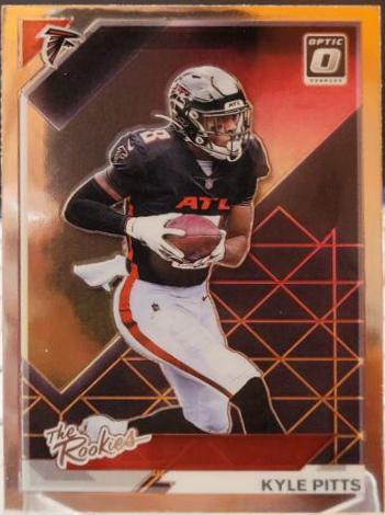 Kyle Pitts #TR-10 Football Cards 2021 Panini Donruss Optic The Rookies
