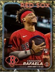 Ceddanne Rafaela [Memorial Day Camo] #US110 Prices | 2024 Topps