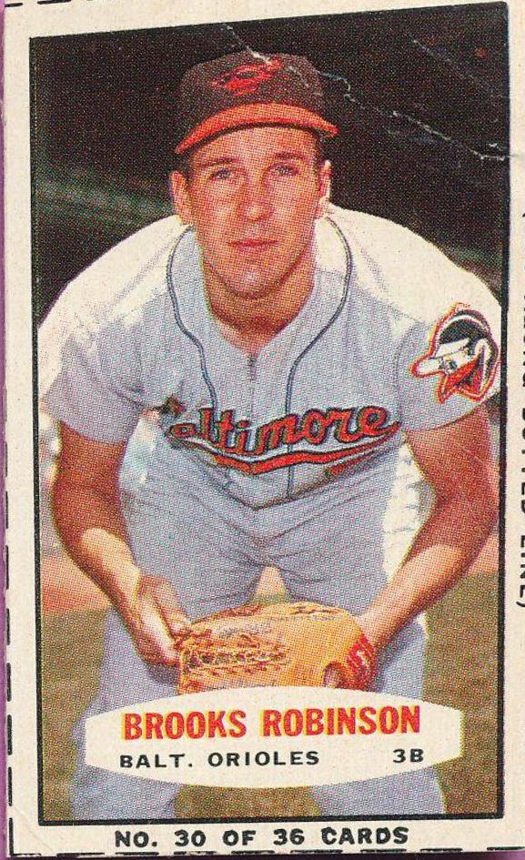 Brooks Robinson #30 1963 Bazooka Baseball