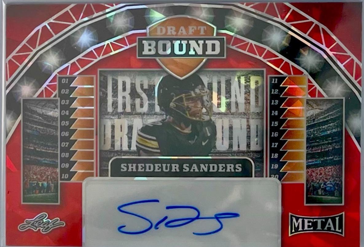 Shedeur Sanders [Crystal Red] #DB-SS1