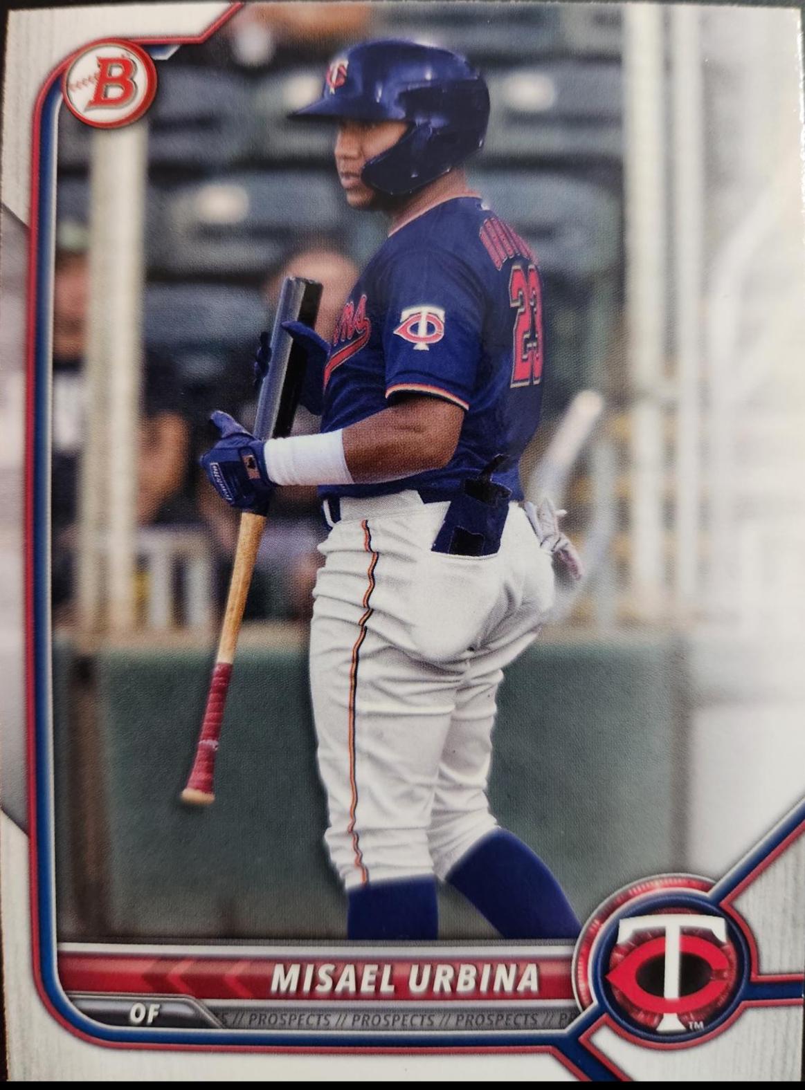 Misael Urbina #BP-86 2022 Bowman Baseball Prospects
