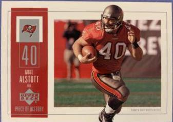 Mike Alstott #95 Football Cards 2002 Upper Deck Piece of History