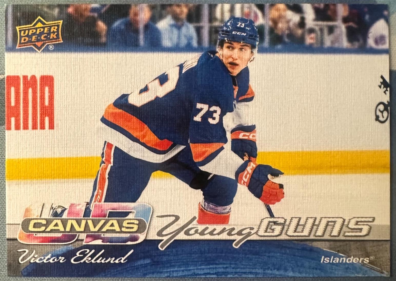 Victor Eklund #C-107 2026 Upper Deck UD Canvas Hockey