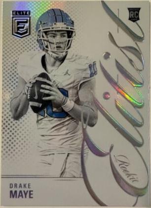Drake Maye #7 Football Cards 2024 Panini Donruss Elite Rookie Elitist