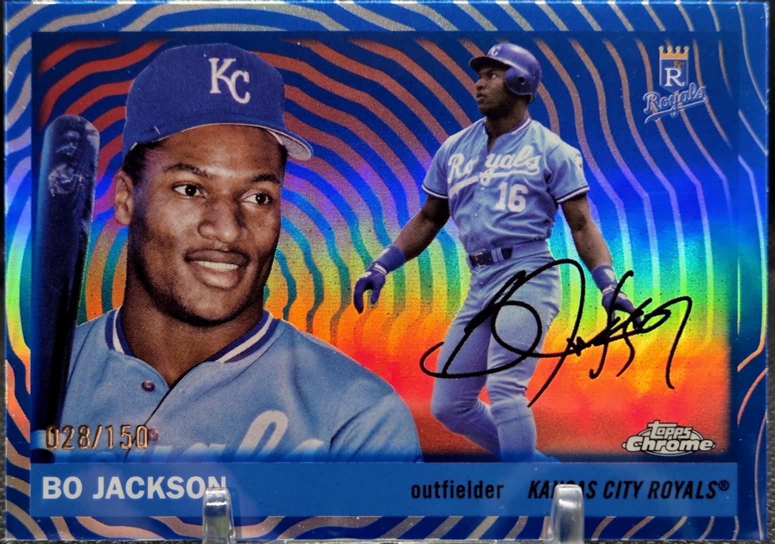 2025 Bo Jackson [Blue Vibrations Refractor] #248