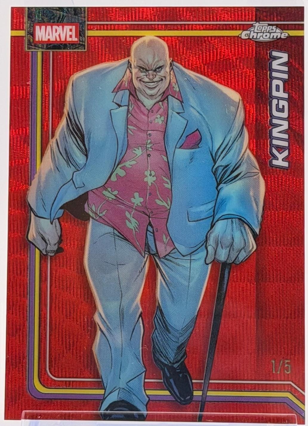 Kingpin Red Wave Refractor