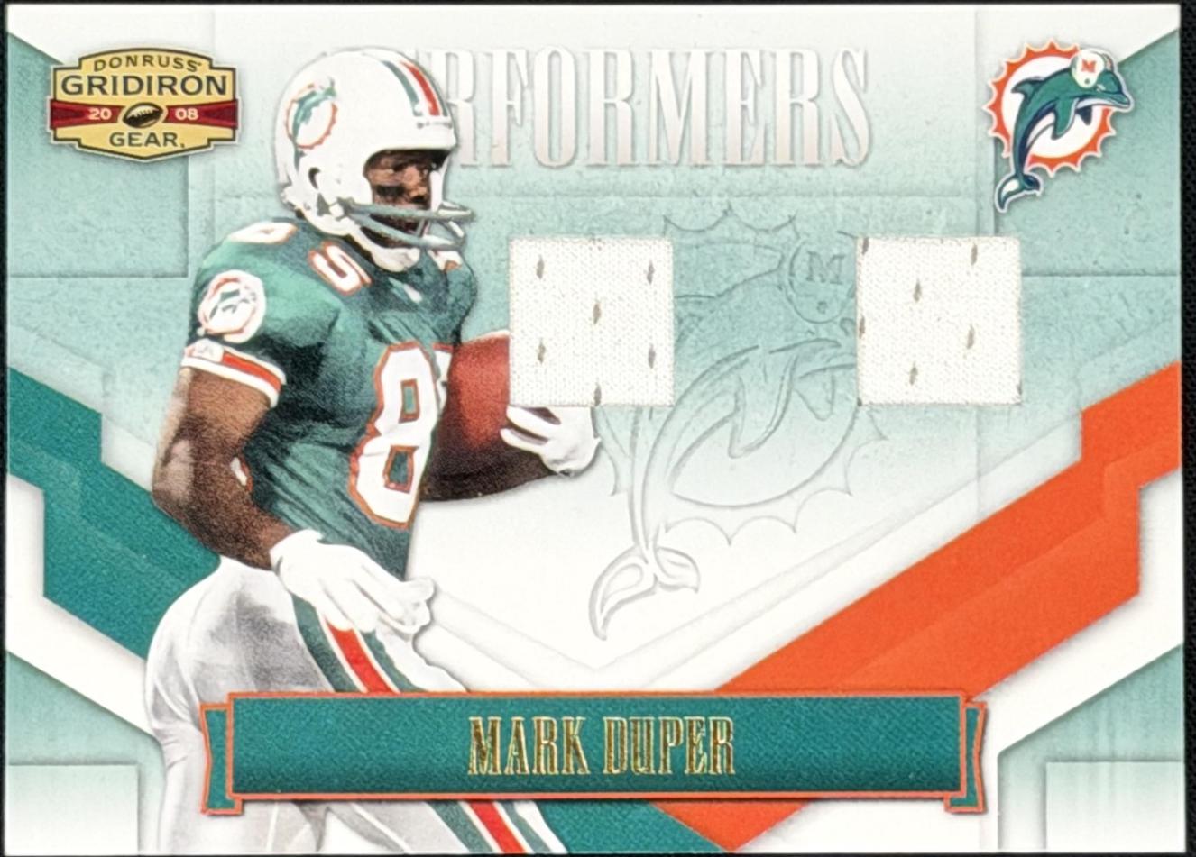 Mark Duper #P-32 2008 Panini Donruss Gridiron Gear Performers Football