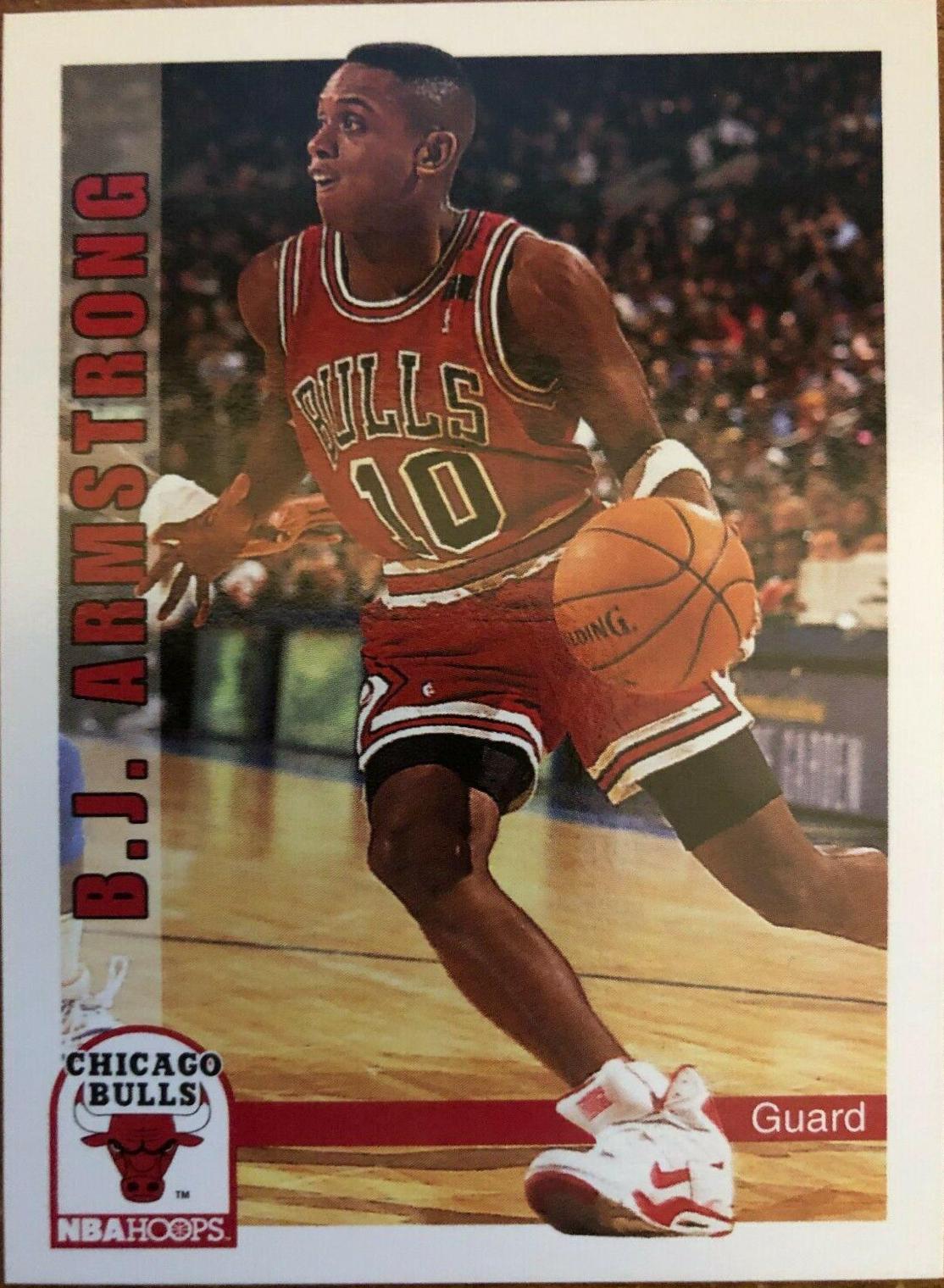 B.J. Armstrong #27 Basketball Cards 1992 Hoops