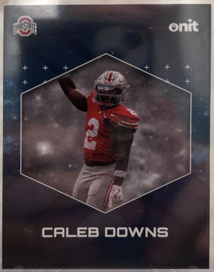 Caleb Downs #B-15 2025 Onit Athlete Gravity Ohio State Buckeyes Football