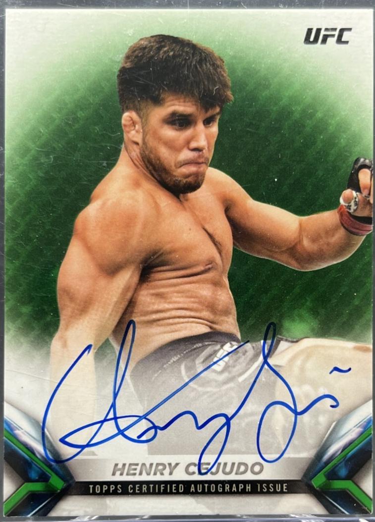 Henry Cejudo [Green] #KA-HC