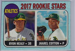 Athletics 2017 Rookie Stars: Ryon Healy / Jharel Cotton