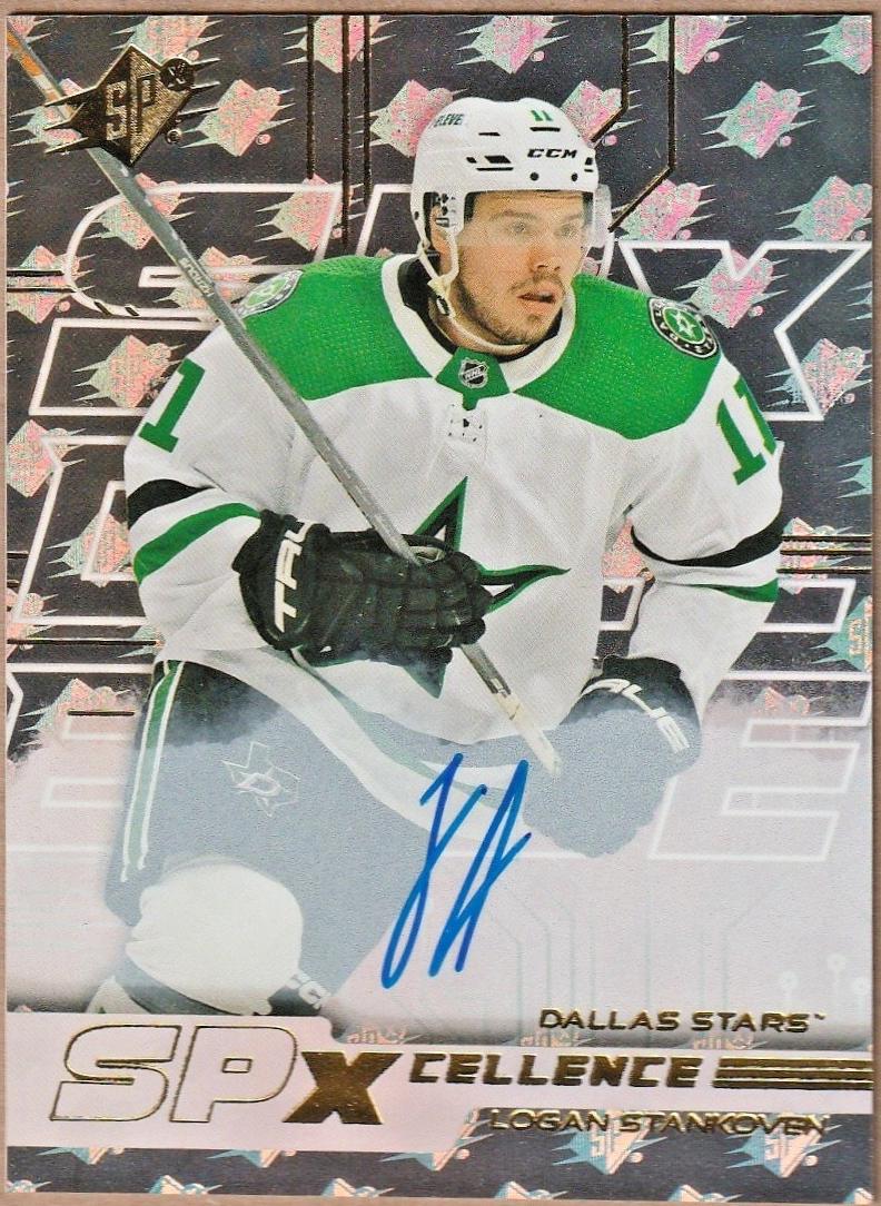 Logan Stankoven #XC-LS Hockey Cards 2024 SPx SPxCellence Autograph
