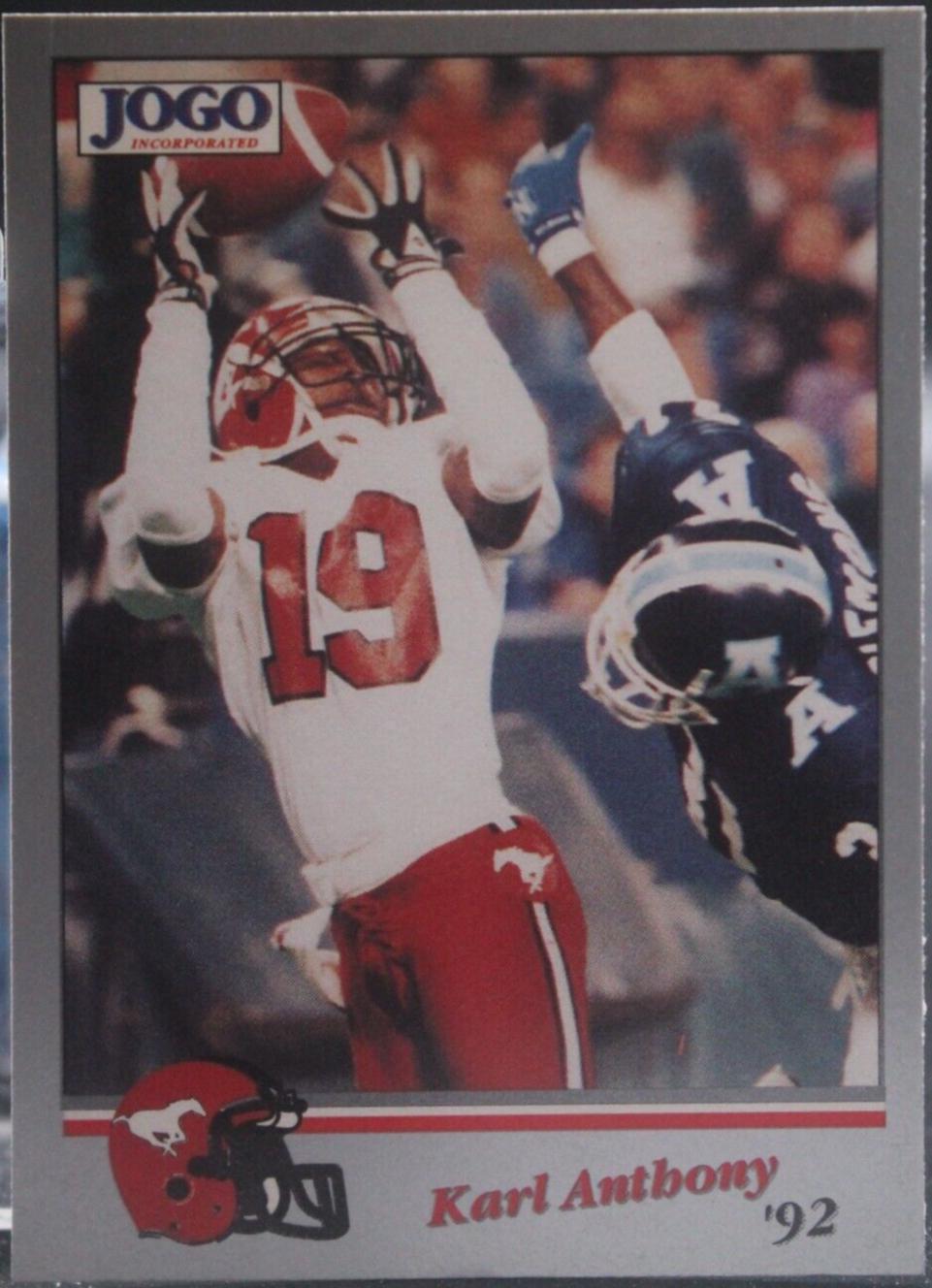 Karl Anthony #46 Football Cards 1992 Jogo CFL