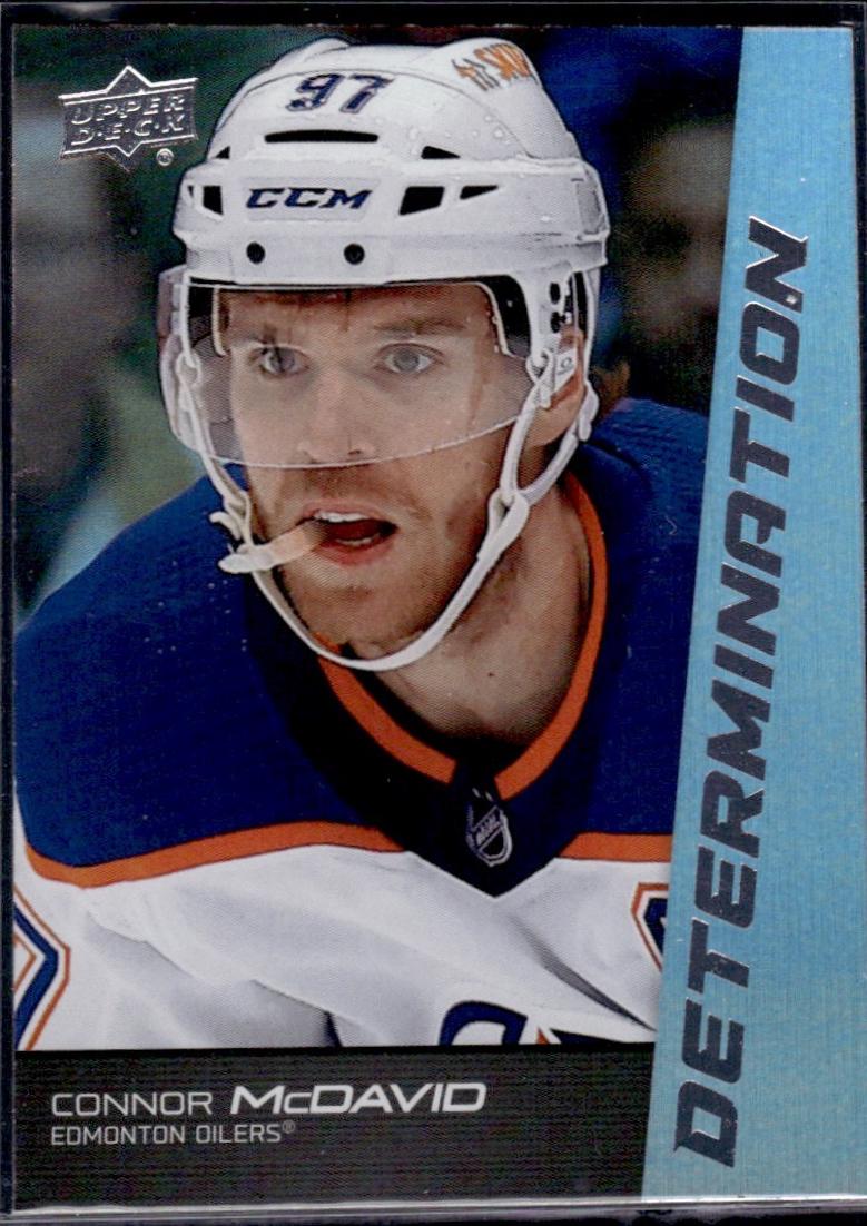 Connor McDavid #DT-20 Hockey Cards 2024 Upper Deck Overtime Determination