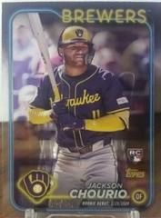 Jackson Chourio [Clear] #US155 Prices | 2024 Topps Update 