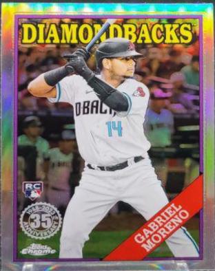 Gabriel Moreno #88BC-11 Baseball Cards 2023 Topps Chrome 1988