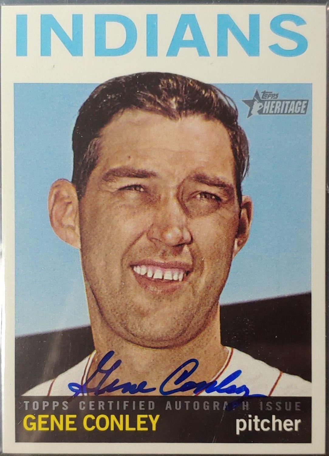 Gene Conley #GC 2013 Topps Heritage Real One Autographs Baseball