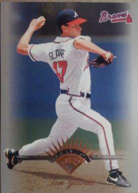 Tom Glavine #40 Baseball Cards 1997 Leaf