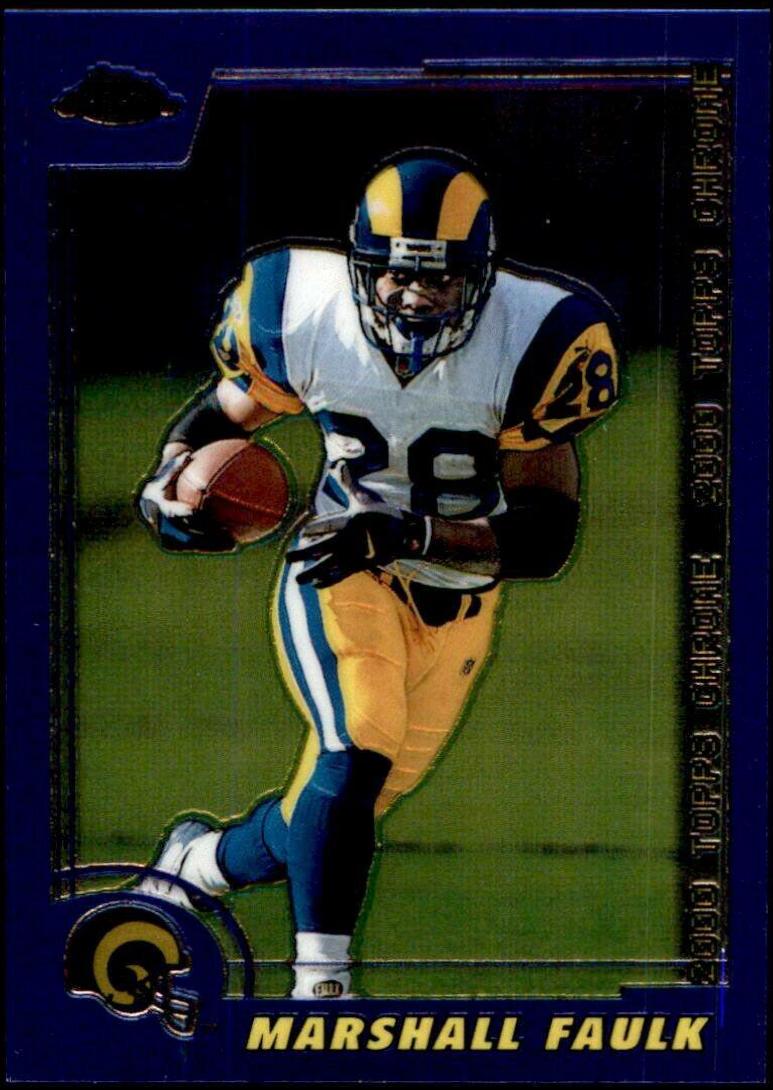 Marshall Faulk #124 2000 Topps Chrome Football