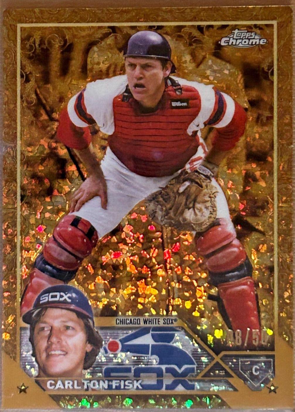 Carlton Fisk [Mini Diamond Gold] #115