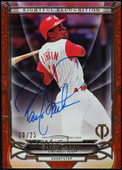 Barry Larkin #NOW-BL 2016 Topps Tribute Baseball Rightful Recognition Autographs