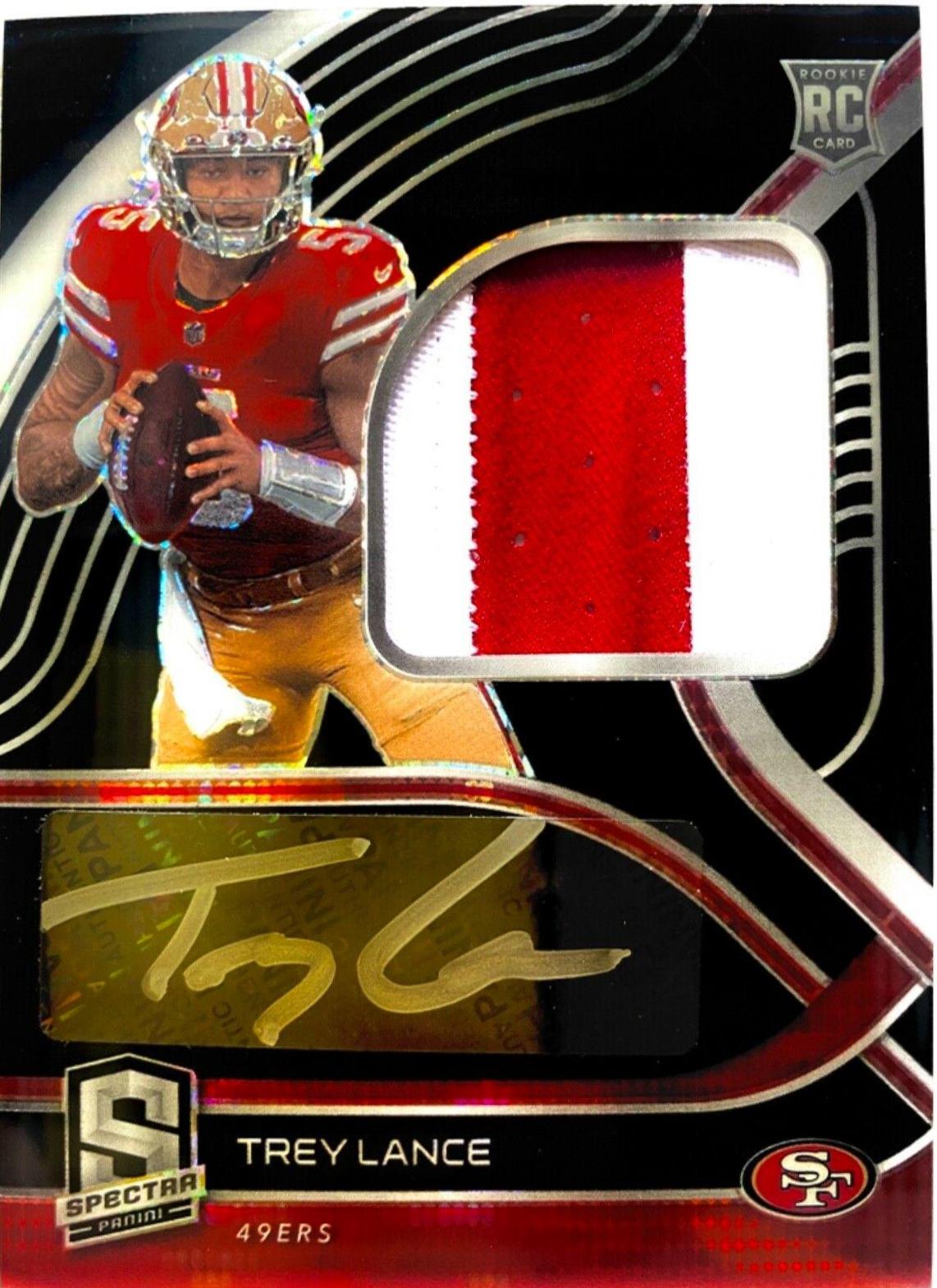 Trey Lance [Patch Autograph Neon Black Light] #204