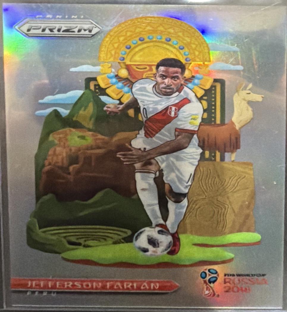 Jefferson Farfan #NL-32 2018 Panini Prizm World Cup National Landmarks Soccer