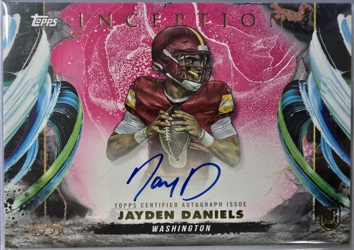 Jayden Daniels [Magenta] #RAV-JD