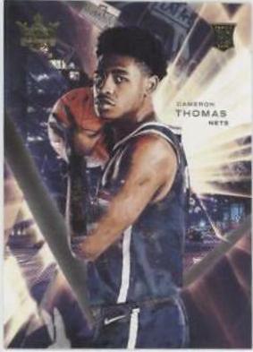 Cameron Thomas #87 Basketball Cards 2021 Panini Court Kings